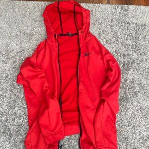 Red Nike Zip-Up
